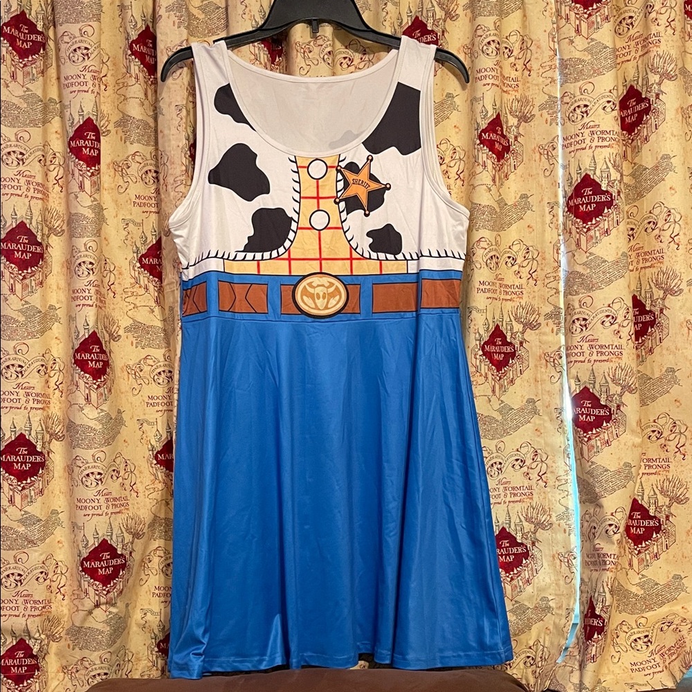 Disney Toy Story Dress - Blue and White
